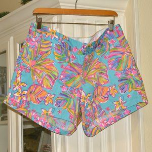Lilly Pulitzer Blue Summer Haze Callahan Shorts